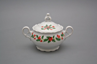 Sugar bowl 0,24l Ofelia Christmas holly BB č.1