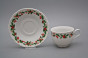 Tea cup 0,18l with saucer Ofelia Christmas holly BB č.2