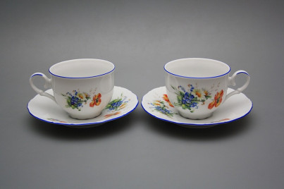 Tea cup 0,18l with saucer Ofelia Field flowers AL č.1