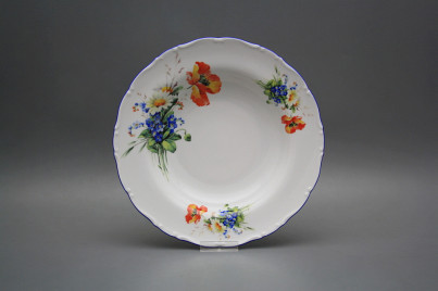 Deep plate 23cm Ofelia Field flowers CAL č.1