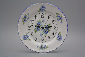 Plate clock Ofelia Cornflowers FAL