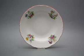 Deep plate 23cm Ofelia Meissen bouquet ECL