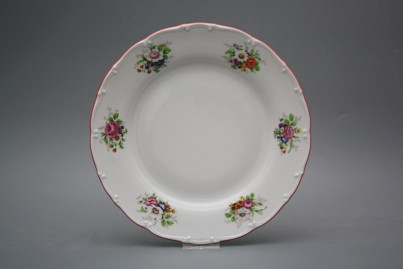 Flat plate 25cm Ofelia Meissen bouquet ACL č.1