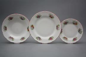 Plate set Ofelia Meissen bouquet 18-piece ACL