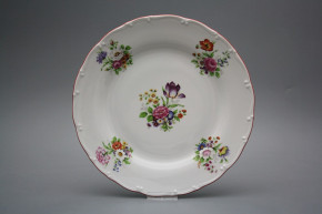 Flat plate 25cm Ofelia Meissen bouquet GCL