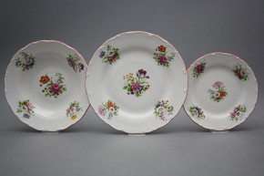 Plate set Ofelia Meissen bouquet 18-piece GCL