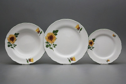 Plate set Ofelia Sunflowers 12-piece CZL č.1