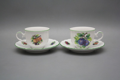 Tea cup 0,18l with saucer Ofelia Fruits ZL č.1