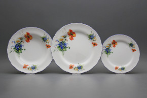 Plate set Ofelia Field flowers 12-piece CAL