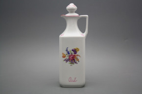 Carafe angular 0,7l Bouquet with irisies RL