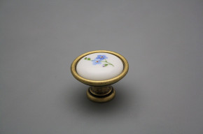 Rustic knobs 35mm Forget-me-not Sprays