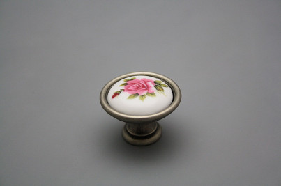 Rustic knobs 35mm Elizabeth rose Pink FV č.1