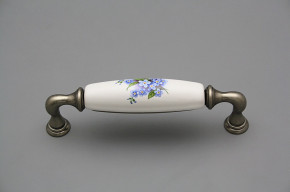 Rustic handles 128mm Forget-me-not FV