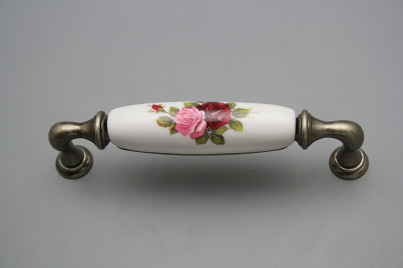 Rustic handles 128mm Elizabeth rose FV č.1