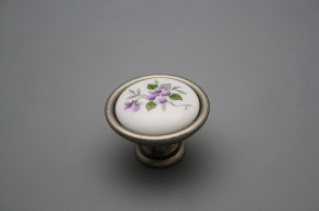 Rustic knobs 40mm Scatter Violets FV