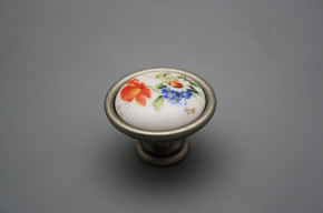 Rustic knobs 40mm Field flowers FV