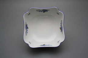 Deep salad dish square 18cm Rokoko Forget-me-not EAL