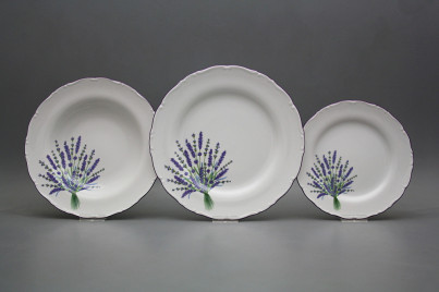 Plate set Ofelia Lavender 12-piece HFL č.1