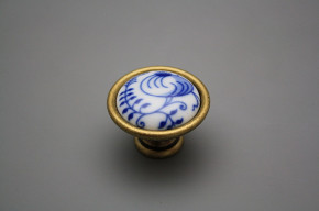 Rustic knobs 40mm Blue Onion Pomegranate