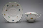 Tea cup 0,18l with saucer Ofelia Sprays ZL č.2