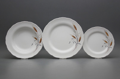 Plate set Ofelia Corn 18-piece HBB č.1