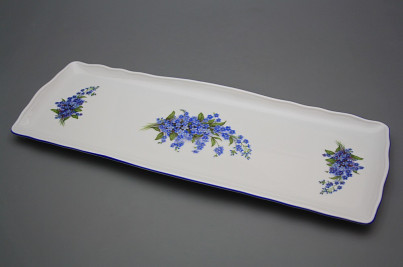 Tray square 45cm Rokoko Forget-me-not AL č.1