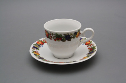 Coffee cup 0,18l and saucer Ofelia Orchard BB č.1