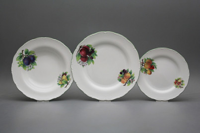 Plate set Ofelia Fruits 18-piece DZL č.1