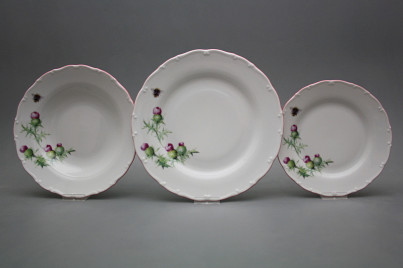 Plate set Ofelia Thistle 18-piece RL č.1