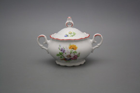 Sugar bowl 0,24l Ofelia Meissen bouquet CL