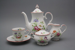 Coffee set Ofelia Meissen bouquet 15-piece CL