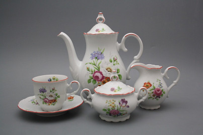 Coffee set Ofelia Meissen bouquet 15-piece CL č.1