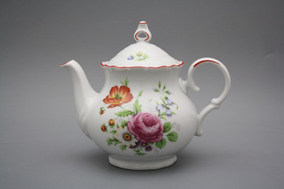 Teapot 1,2l Ofelia Meissen bouquet CL č.1