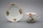 Tea cup 0,18l with saucer Ofelia Meissen bouquet CL č.2