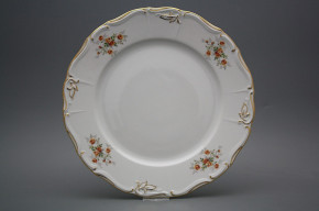 Flat round dish 30cm Marie Louise Tea roses GL