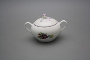 Sugar bowl 0,3l with handles Rokoko Bouquet FL