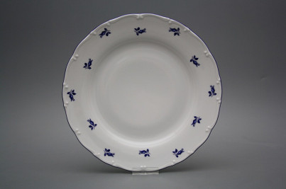 Flat plate 25cm Ofelia Blue roses AML č.1