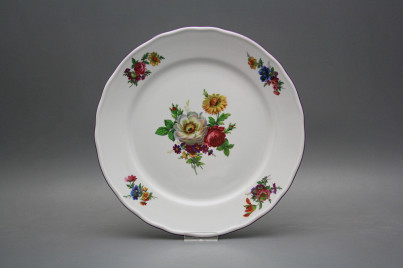 Flat plate 26cm Rokoko Bouquet GFL č.1