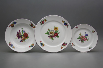 Plate set Rokoko Bouquet 18-piece GFL č.1