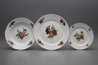 Plate set Rokoko Bouquet 24-piece GFL č.1