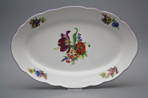 Oval dish 35cm Rokoko Bouquet GFL