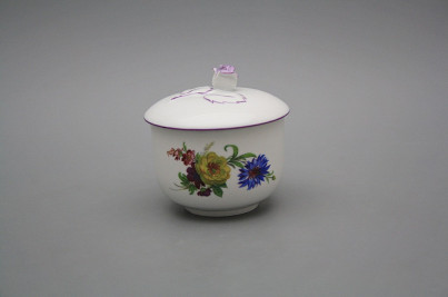 Sugar bowl 0,2l without handles Rokoko Bouquet FL č.1