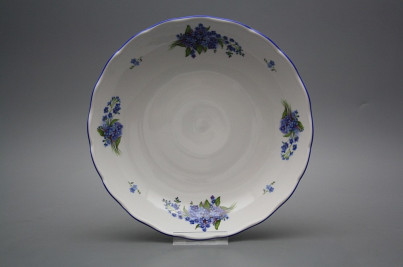 Compote dish low 24cm Rokoko Forget-me-not AL č.1