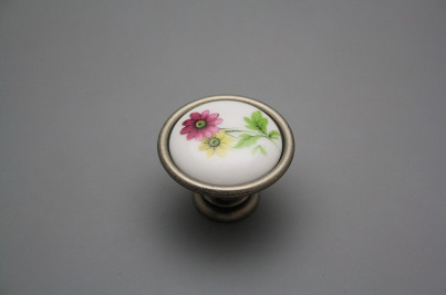 Rustic knobs 35mm Meissen bouquet FV č.1