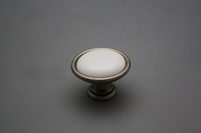 Rustic knobs 35mm WHITE FV