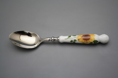 Soup spoon Bohemia 1987 Sunflowers BB č.1