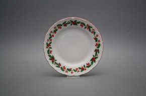 Dessert plate 19cm Ofelia Christmas holly CL