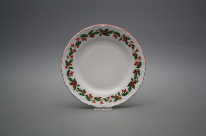 Dessert plate 19cm Ofelia Christmas holly CL č.1