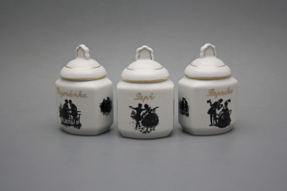 Spice jar 0,2l Rococo dolls GL č.1