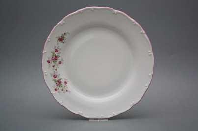 Flat plate 25cm Ofelia Pink roses HRL č.1